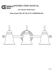 Commercial Electric EFH1393M Instructions / Assembly