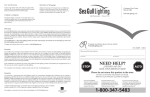 Sea Gull Lighting 44971BLE-841 Installation Guide