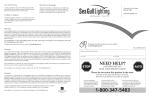 Sea Gull Lighting 41160-05 Installation Guide
