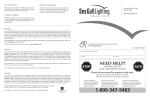 Sea Gull Lighting 61791BLE-841 Installation Guide