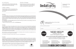 Sea Gull Lighting 69350BLE-962 Installation Guide