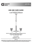 Commercial Electric HON8115A Installation Guide