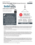 Sea Gull Lighting 69807BLE-827 Installation Guide