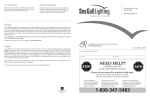 Sea Gull Lighting 61940BLE-962 Installation Guide