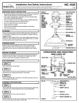 Sea Gull Lighting 61145BLE-814 Installation Guide