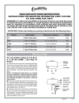 Casablanca K4BA-11 Instructions / Assembly