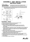 AireRyder LK34244WP-C Instructions / Assembly