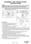 AireRyder LK36453BN-C Instructions / Assembly
