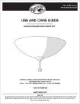 Hampton Bay AC421LKLED Instructions / Assembly