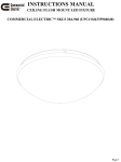 Commercial Electric CE1011-06 Instructions / Assembly