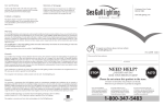 Sea Gull Lighting 44107BLE-72 Installation Guide