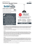 Sea Gull Lighting 65061-715 Installation Guide