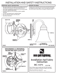 Sea Gull Lighting 49850BLE-782 Installation Guide