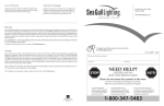 Sea Gull Lighting 44578-962 Installation Guide