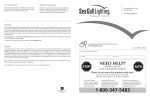 Sea Gull Lighting 41036-999 Installation Guide