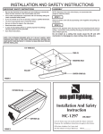 Sea Gull Lighting 59271LE-15 Installation Guide