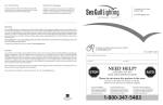 Sea Gull Lighting 65941BLE-962 Installation Guide