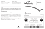 Sea Gull Lighting 44941BLE-782 Installation Guide