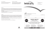 Sea Gull Lighting 44940BLE-962 Installation Guide