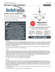 Sea Gull Lighting 31173BLE-962 Installation Guide