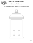 Hampton Bay FFB1612A-3 Instructions / Assembly