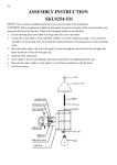 Hampton Bay CHO1691S� Instructions / Assembly