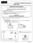 Progress Lighting PE009-30 Installation Guide