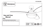 Westinghouse 7247300 Use and Care Manual