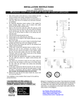 Minka Lavery 9144-407 Installation Guide
