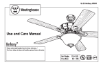 Westinghouse 7879965 Use and Care Manual