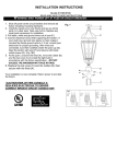 Minka Lavery 8795-161 Installation Guide