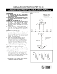 Minka Lavery 1134-84 Instructions / Assembly