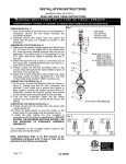 Minka Lavery 2242-267C Installation Guide