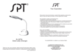 SPT SL-827N Use and Care Manual