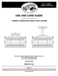 Hampton Bay HDP11970 Instructions / Assembly