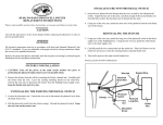 Hampton Bay PHOTOCELL Instructions / Assembly