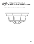 Hampton Bay HB7072P-05 Instructions / Assembly