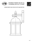 Hampton Bay HB7041LEDP-05 Instructions / Assembly