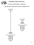 Hampton Bay DYX1701A Instructions / Assembly