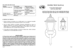 Hampton Bay BPL1611-BLK Instructions / Assembly