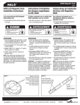 Halo HU20P830P-R Instructions / Assembly