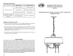 Hampton Bay 21343-018 Installation Guide