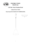 Hampton Bay EC410ABZ Use and Care Manual