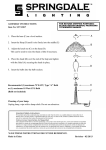 Dale Tiffany STT13017 Instructions / Assembly