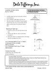 Dale Tiffany TT70331 Instructions / Assembly