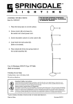 Dale Tiffany STF11107 Instructions / Assembly