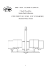 Hampton Bay N2001 Installation Guide