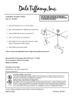 Dale Tiffany TT90492 Instructions / Assembly