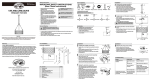 Hampton Bay ES4768OB4 Installation Guide