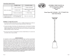Hampton Bay 21394-010 Installation Guide